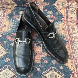 Salvatore Ferragamo Men’s Size 11 Gancini Horse Bit Buckle Loafers